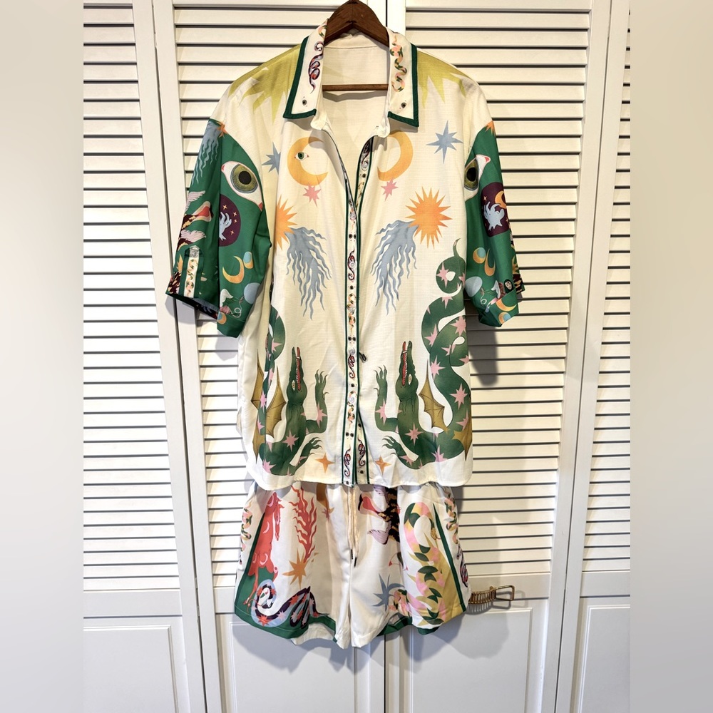 Two-Piece Printed Set